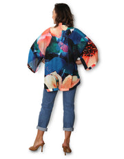 Above - Long 100% Natural Silk Kimono Autumn