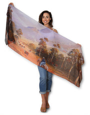 Cox River - 100% Natural Wool Scarf AUTUMN